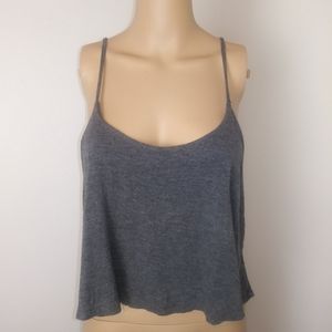 Brandy Melville Gray Crop Top